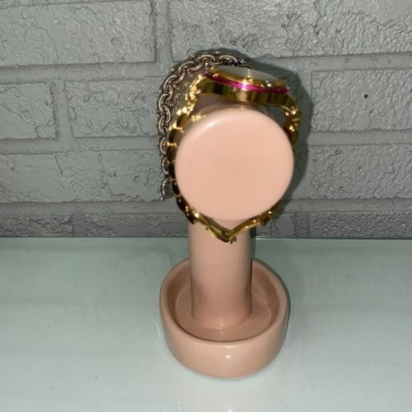Rae Dunn ‘Hello Pretty’ Pink Ceramic Jewelry Stand - Picture 3 of 7